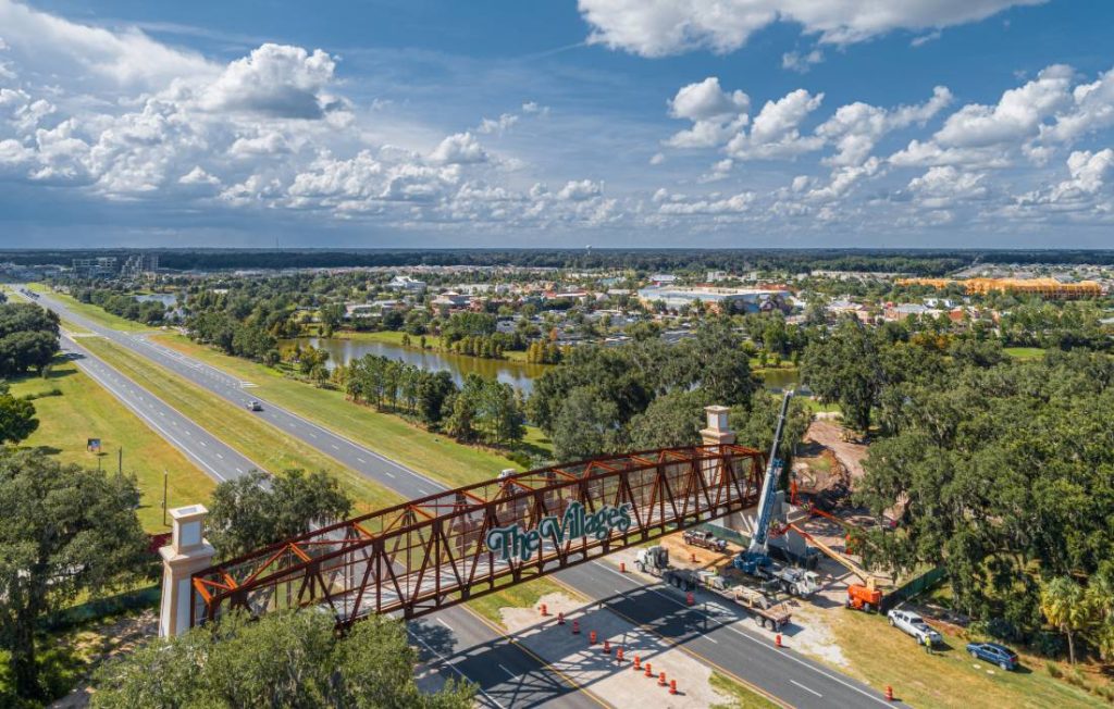 Clymer Farner Barley portfolio project, Brownwood Paddock Square bridge and roadways.