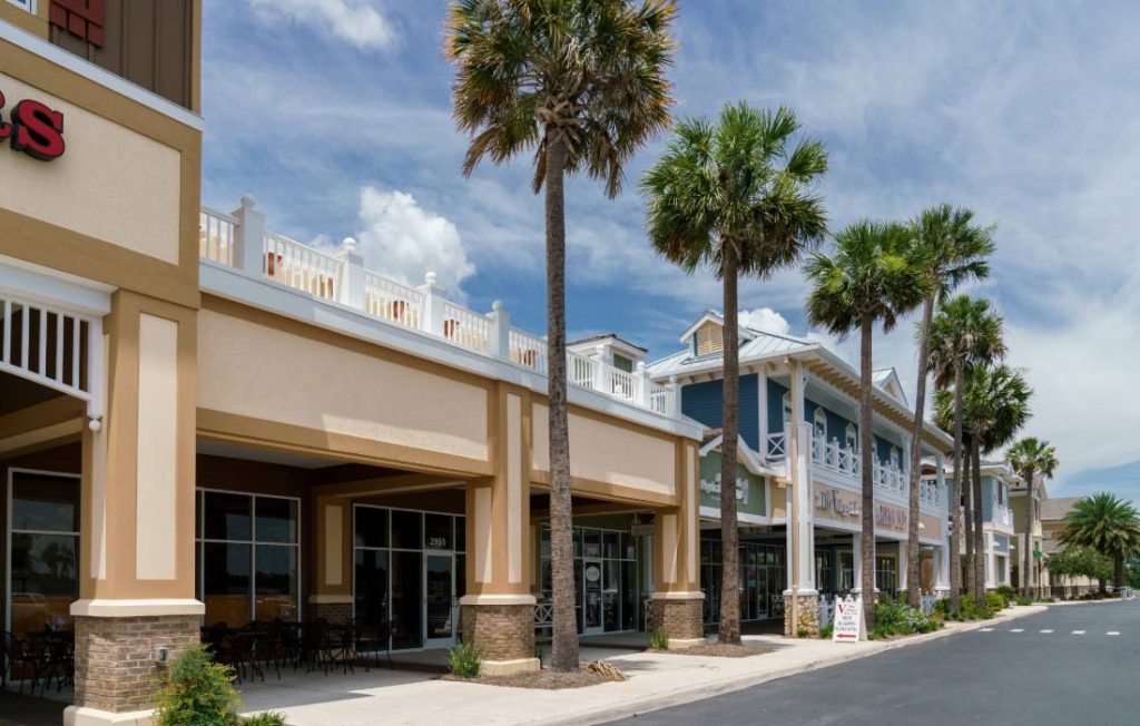 Clymer Farner Barley shopping plaza.