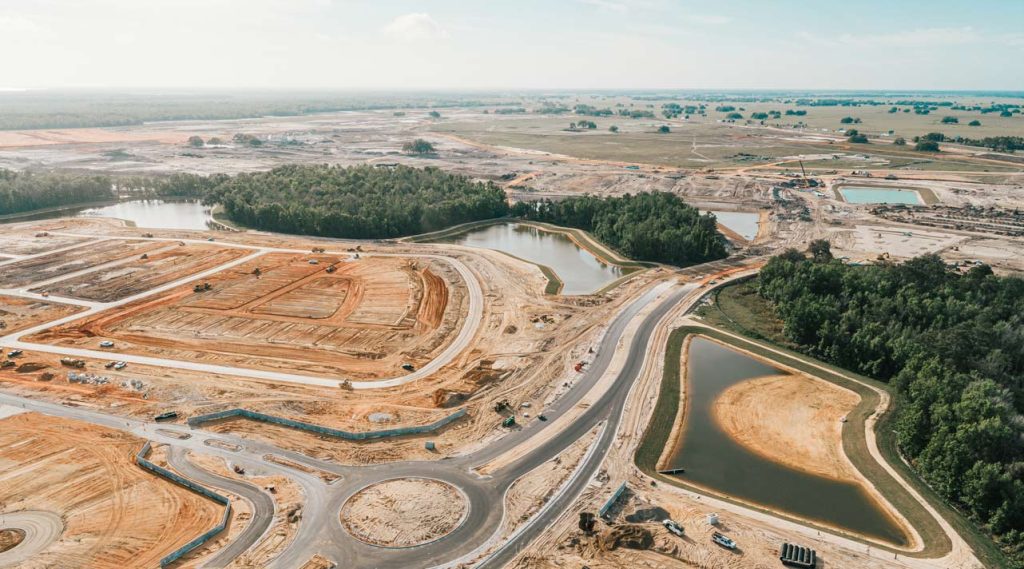 Clymer Farner Barley portfolio project, stormwater earthworks.