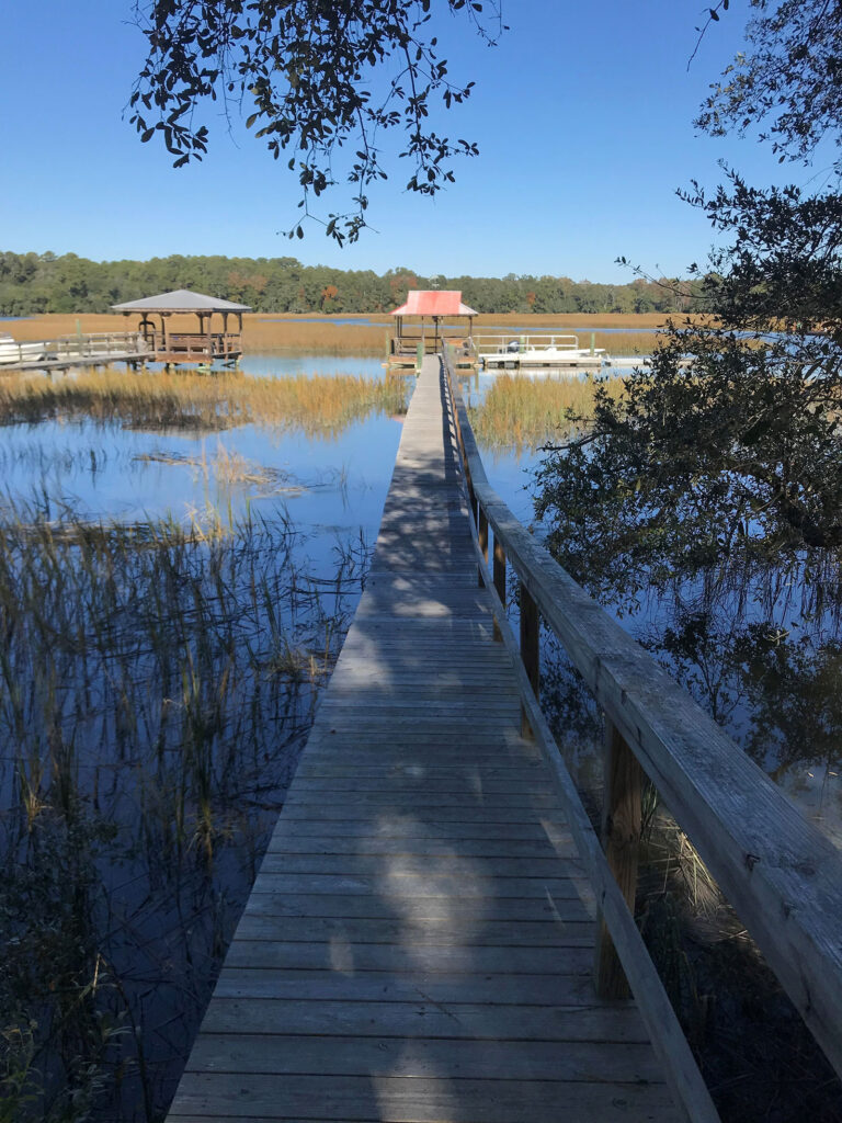 David Loy CFB's Environmental Sciences Director's Fishing Dock