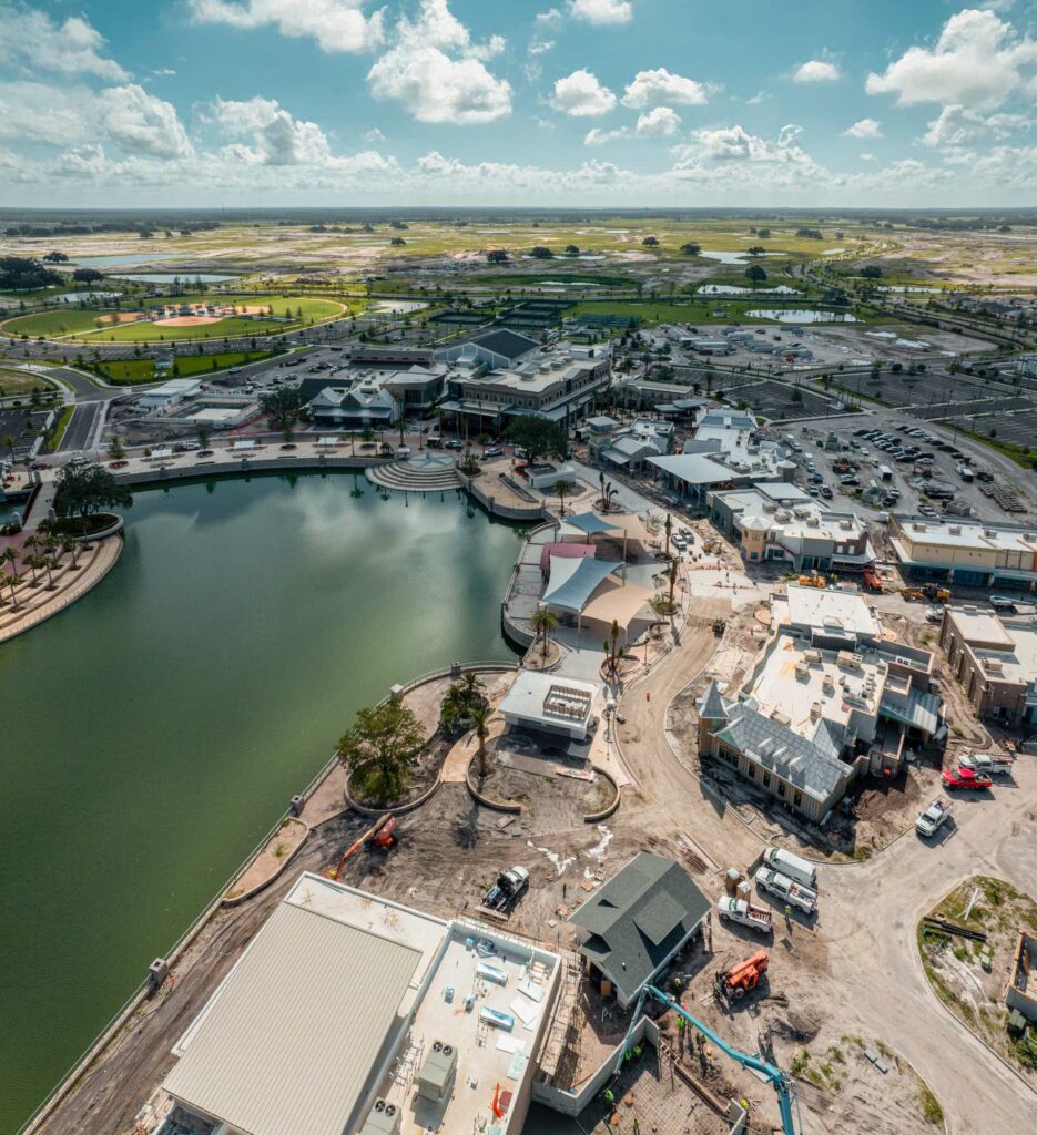 Eastport Construction Site from above